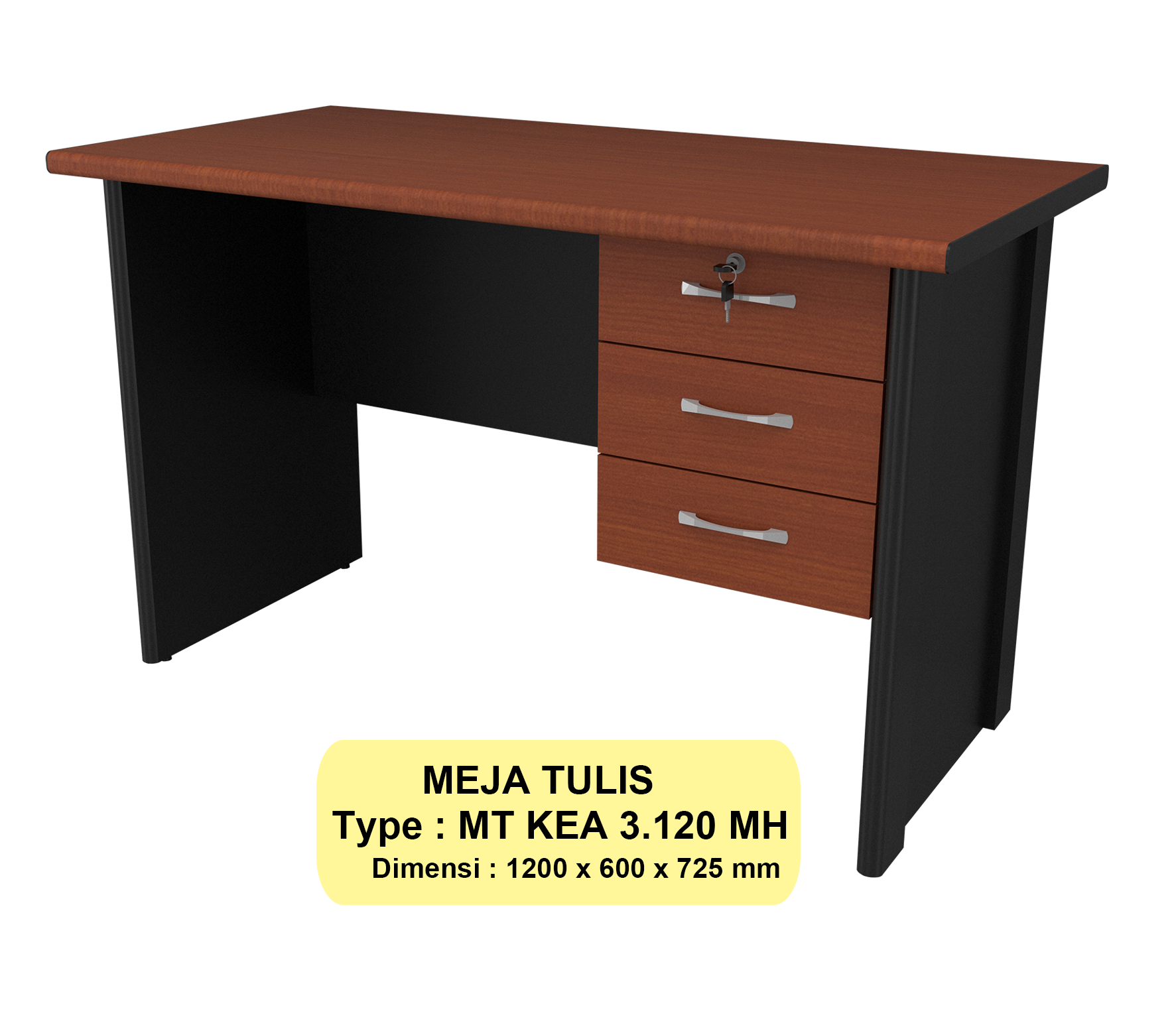 Meja Kantor Murah / Meja Tulis Minimalis / Meja Belajar Kokoh